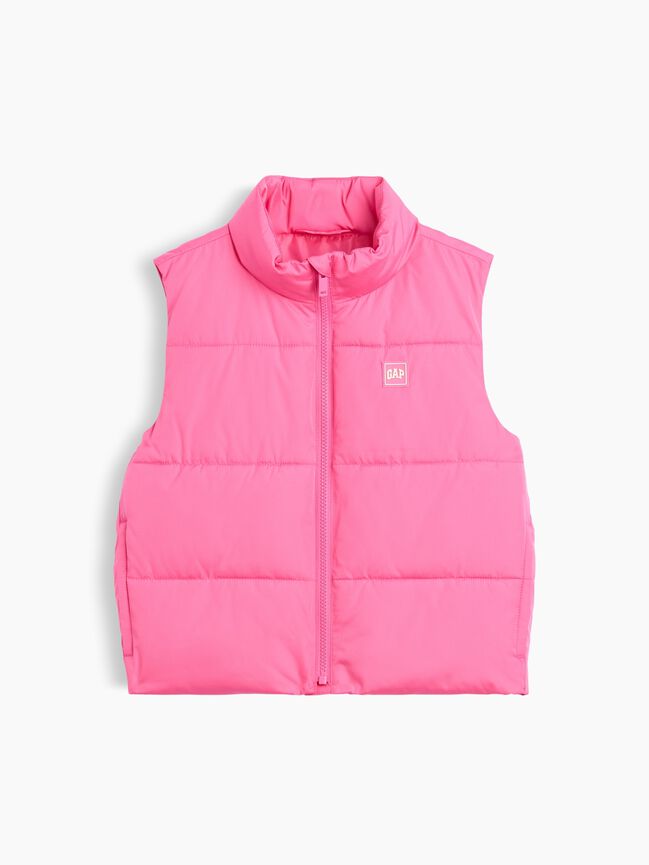 Kids Relaxed Puffer Vest gap kids relaxed puffer vest