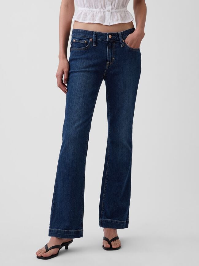 Low Rise Long & Lean Jeans gap low rise long lean jeans