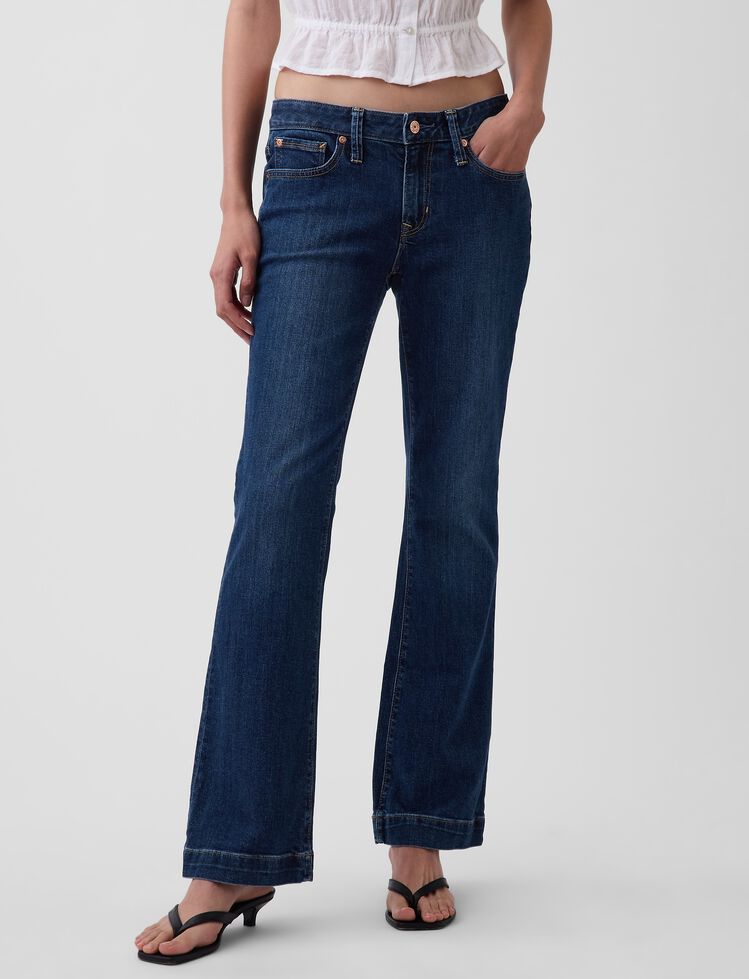 Low Rise Long & Lean Jeans gap low rise long lean jeans