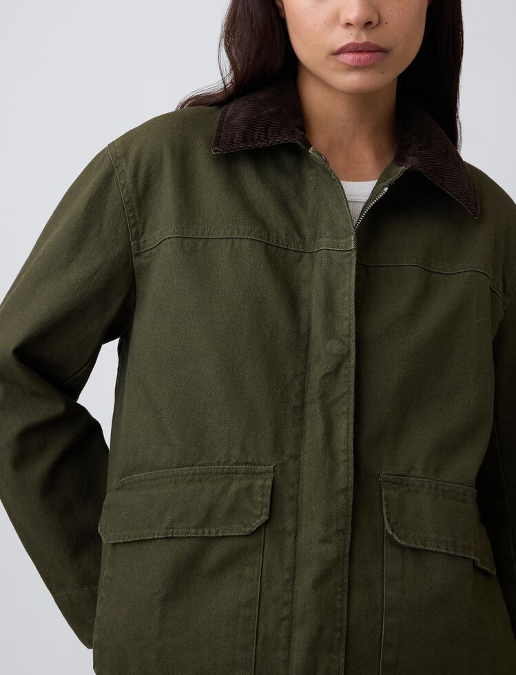 Relaxed Canvas Barn Jacket gap relaxed canvas barn jacket