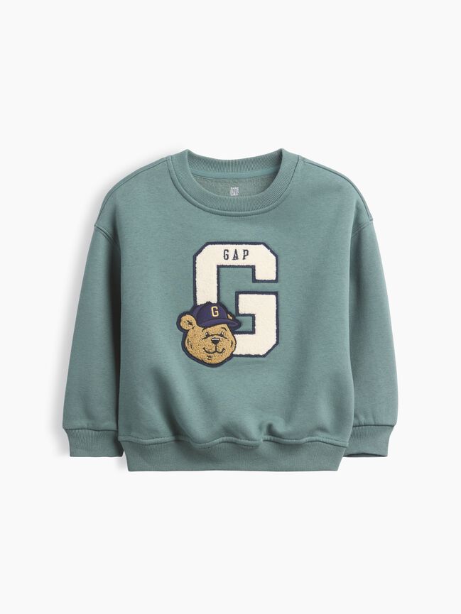 Baby & Toddler VintageSoft Varsity Logo Sweatshirt gap baby toddler vintagesoft varsity logo sweatshirt