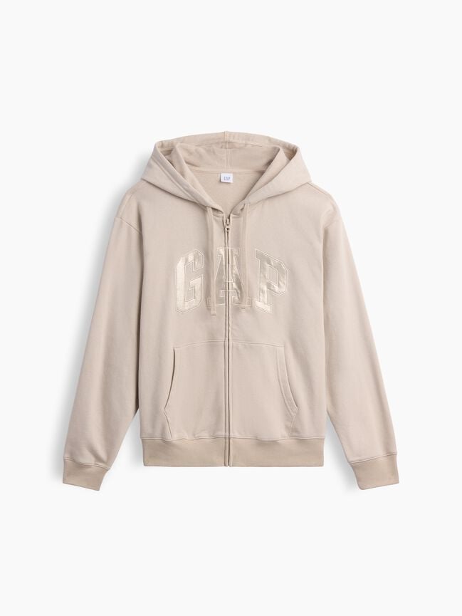 Relaxed Gap Logo Zip Hoodie relaxed gap logo zip hoodie