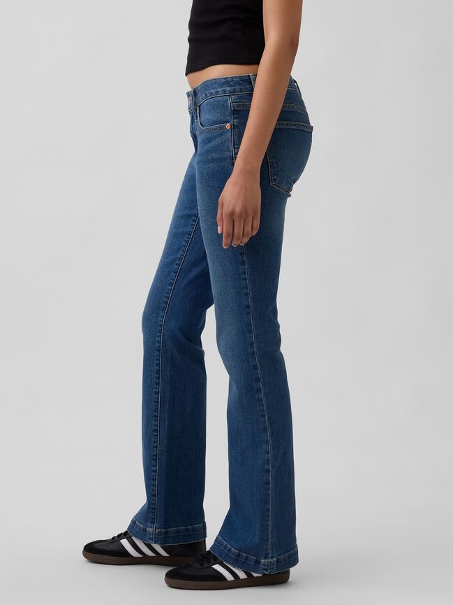 Low Rise Long & Lean Jeans gap low rise long lean jeans