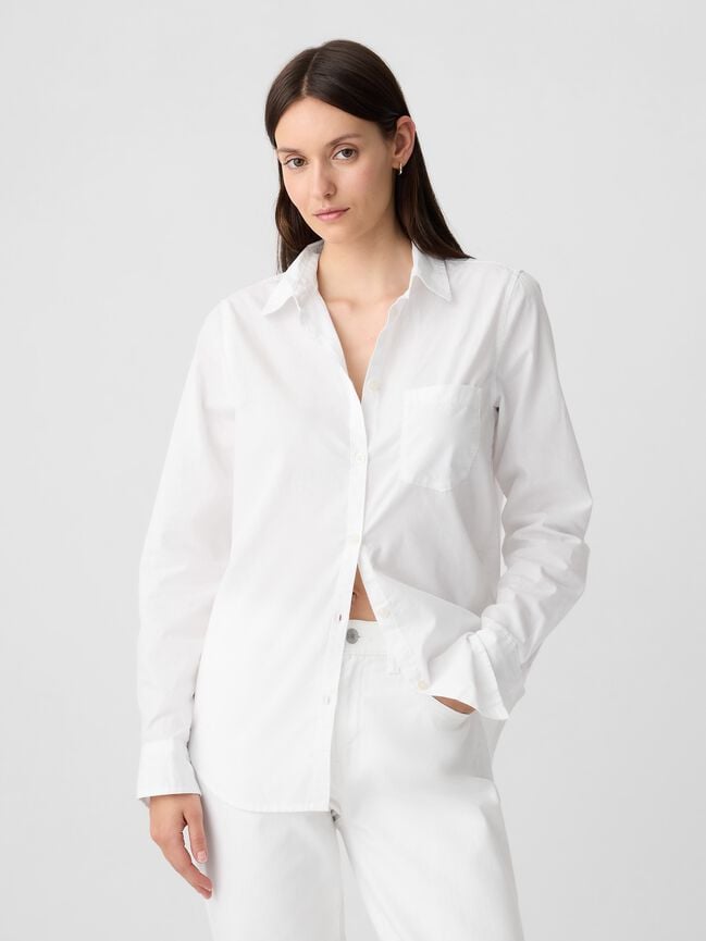 Classic Cotton Shirt gap classic cotton shirt