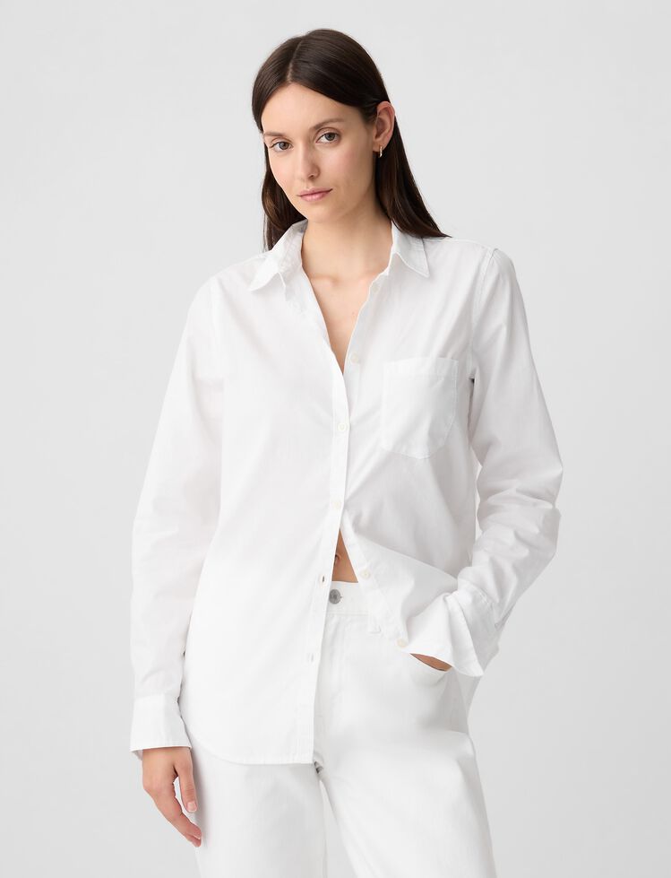 Classic Cotton Shirt gap classic cotton shirt