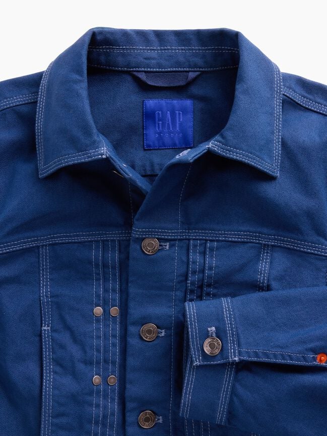 GapStudio Crop Canvas Jacket gapstudio crop canvas jacket