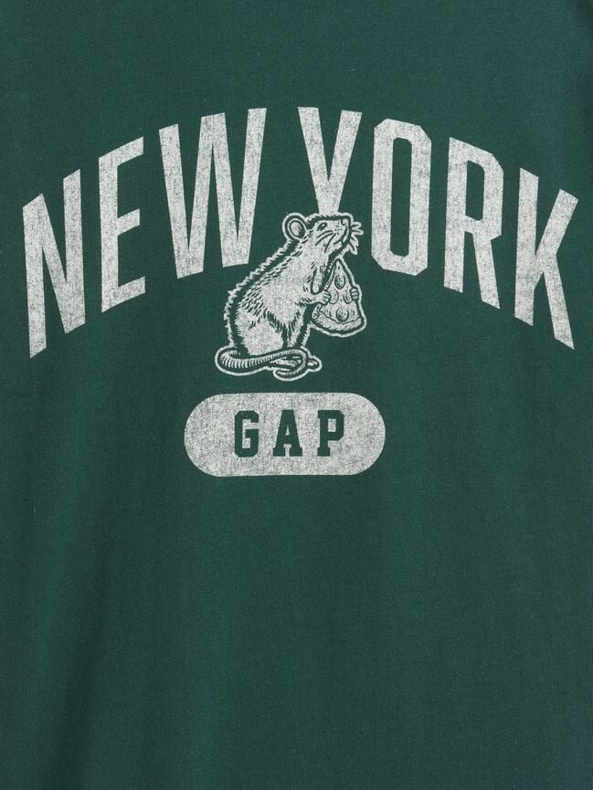 Kids Relaxed New York Graphic Ringer T-Shirt gap kids relaxed new york graphic ringer t shirt