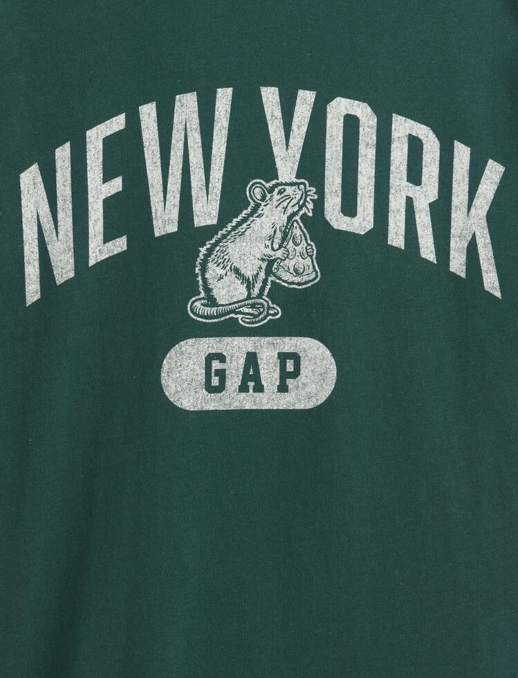 Kids Relaxed New York Graphic Ringer T-Shirt gap kids relaxed new york graphic ringer t shirt