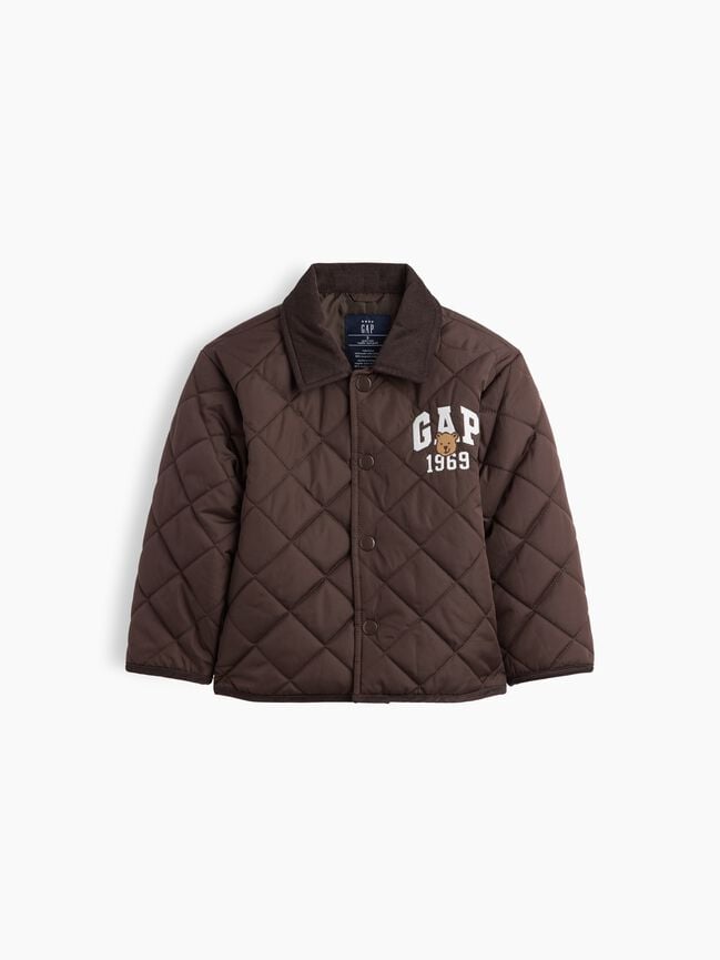 babyGap Quilted Gap Graphic Barn Jacket babygap quilted gap graphic barn jacket