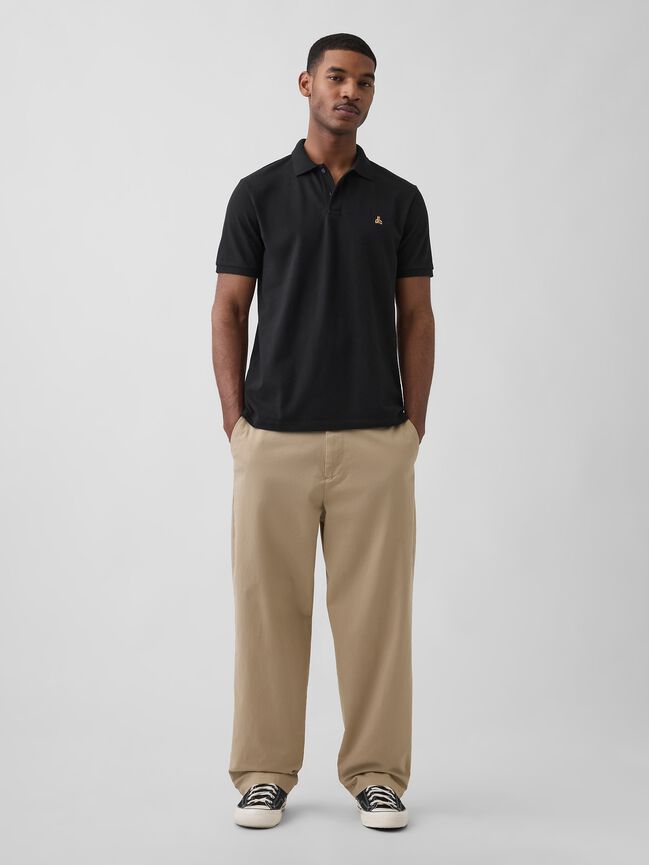 Brannan Bear Stretch Pique Polo Shirt gap brannan bear stretch pique polo shirt