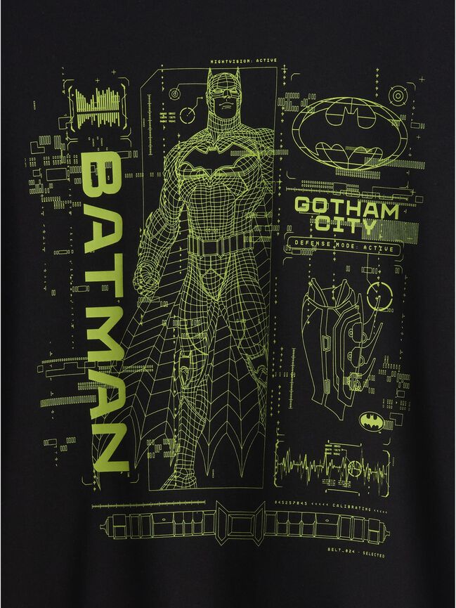 تي شيرت مطبوع ناعم للاستخدام اليومي من WB® Batman gap تي شيرت مطبوع ناعم للاستخدام اليومي من wb batman