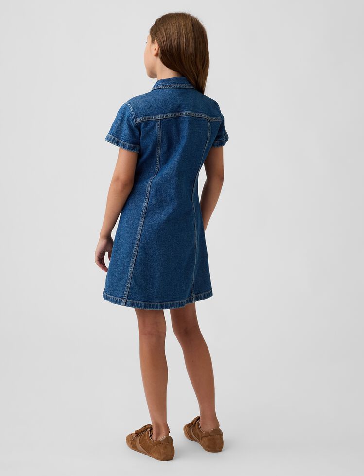 Kids Denim Shirtdress gap kids denim shirtdress