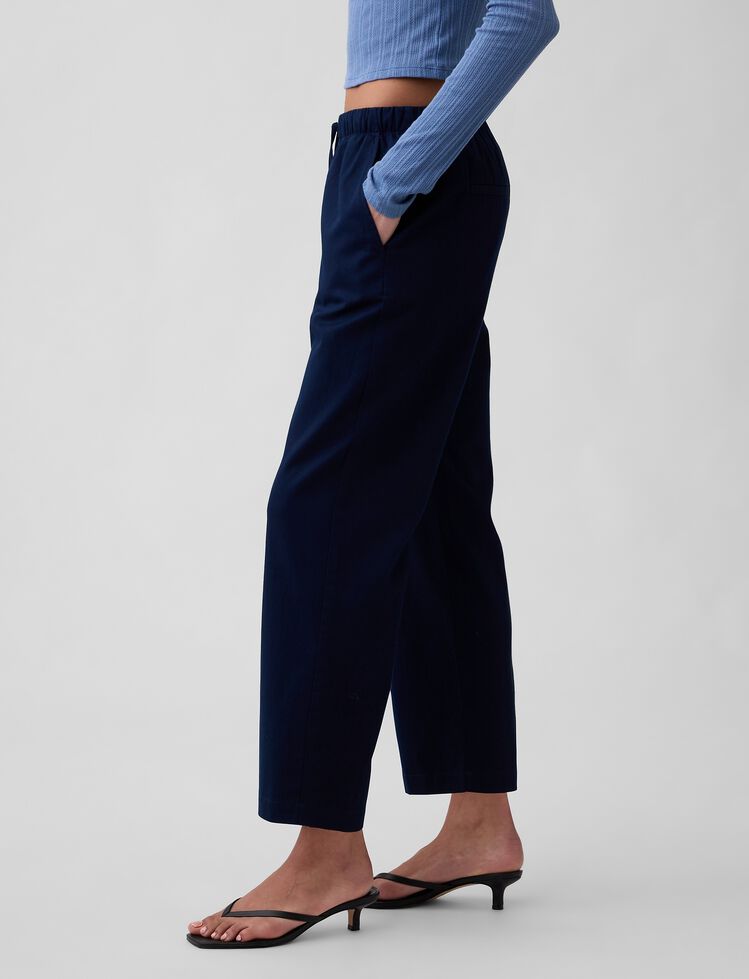 Mid Rise Easy Twill Pants gap mid rise easy twill pants