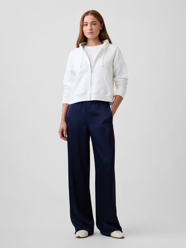 Satin Straight-Leg Pants gap satin straight leg pants