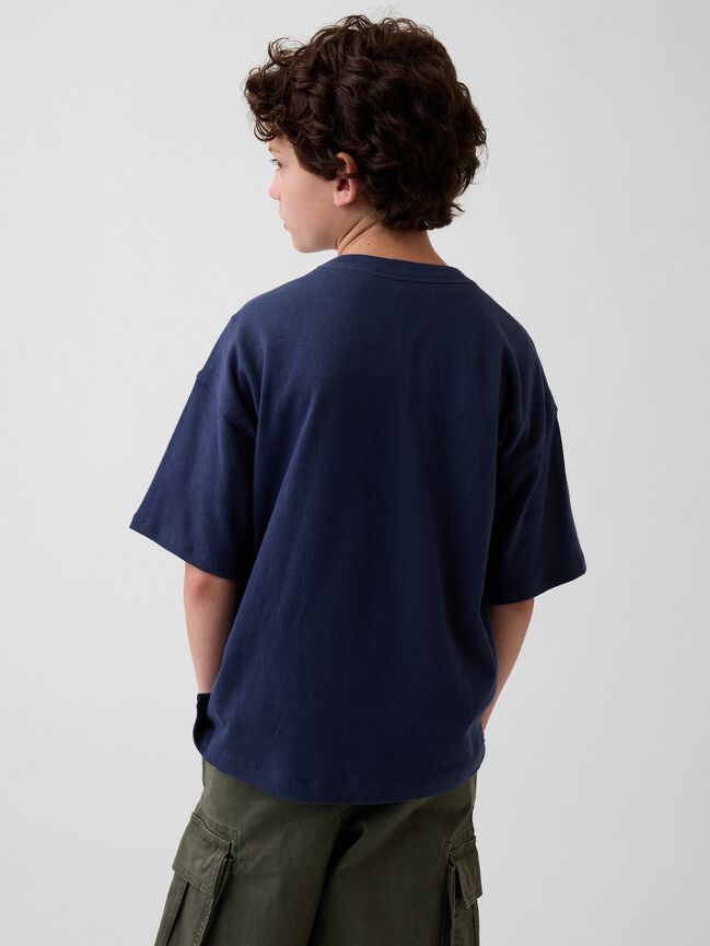 Kids Heavyweight Oversized T-Shirt gap kids heavyweight oversized t shirt