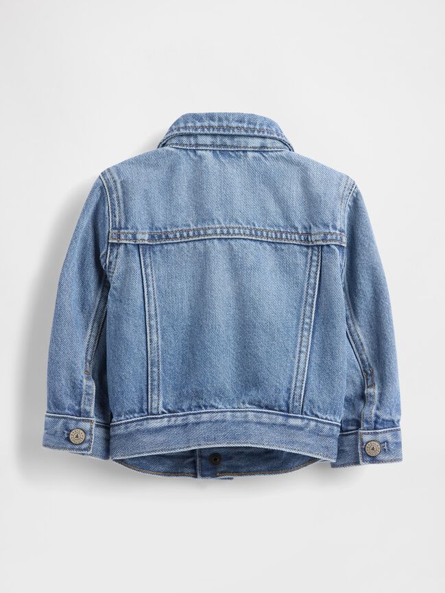 Baby UltraSoft Icon Denim Jacket gap baby ultrasoft icon denim jacket