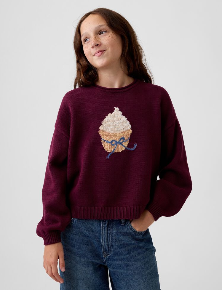 Kids Oversized Rollneck Sweater gap kids oversized rollneck sweater