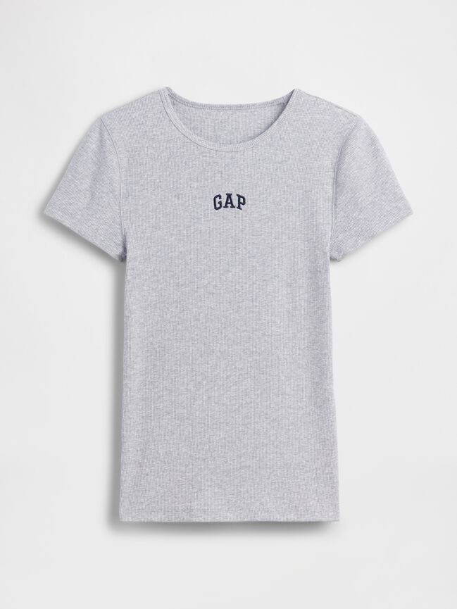 Modern Rib Gap Logo T-Shirt modern rib gap logo t shirt