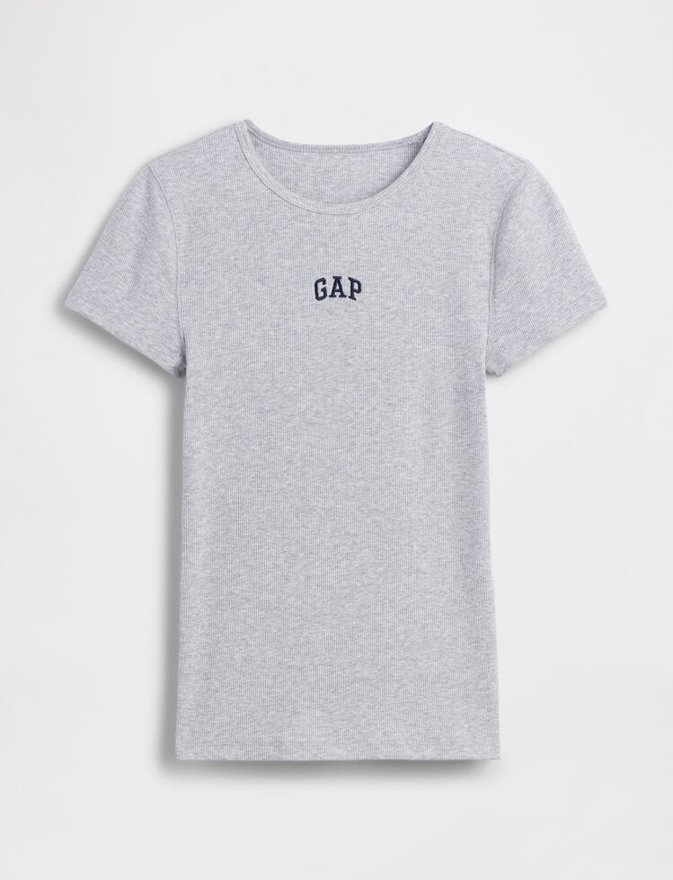 Modern Rib Gap Logo T-Shirt modern rib gap logo t shirt