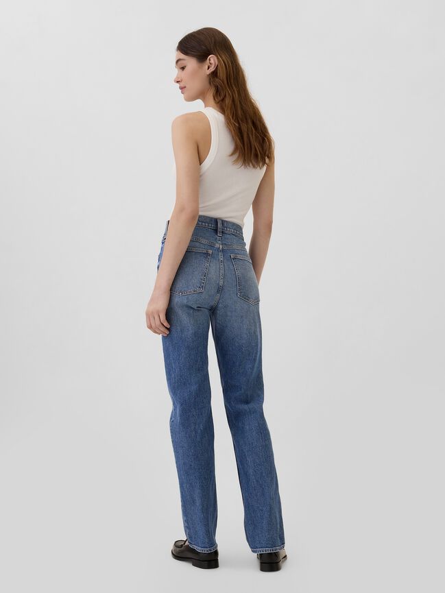 High Rise '90s Original Straight Jeans gap high rise 90s original straight jeans