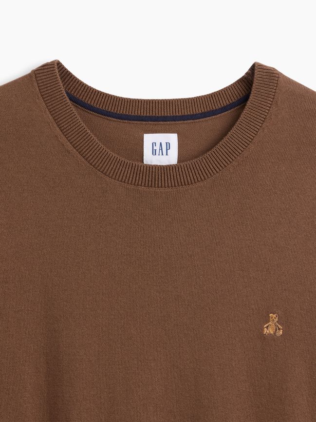 Cotton Crewneck Sweater gap cotton crewneck sweater