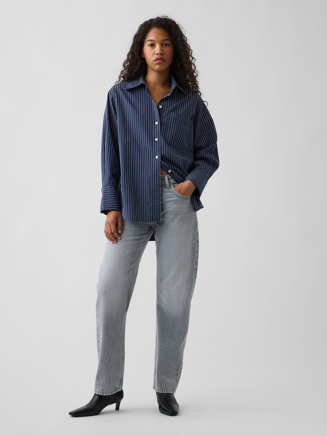 Mid Rise Straight Taper Jeans gap mid rise straight taper jeans