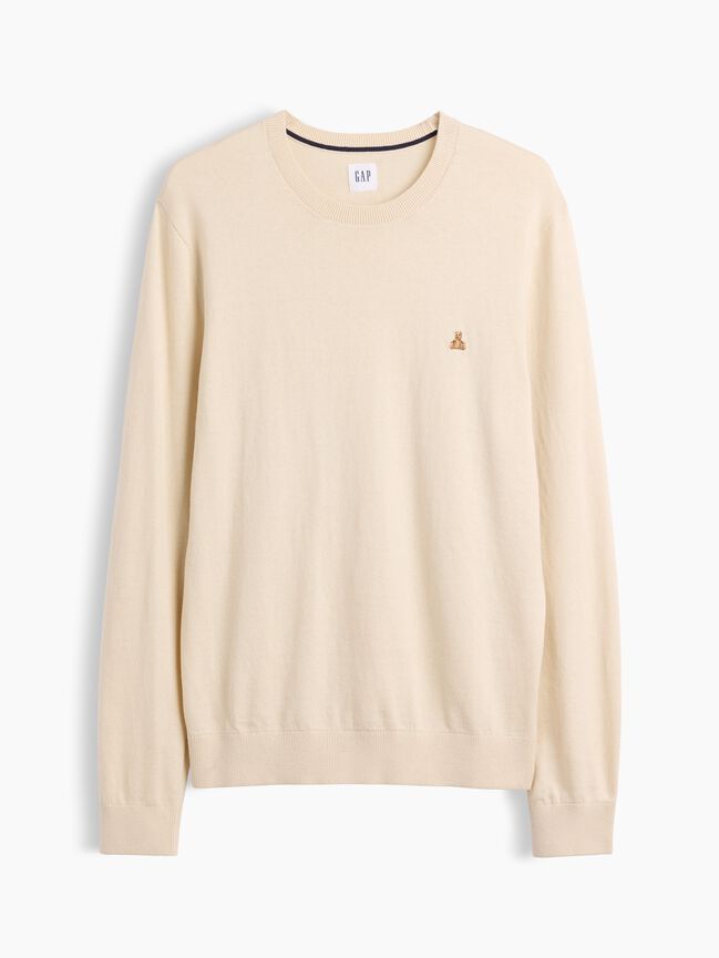 Cotton Crewneck Sweater gap cotton crewneck sweater