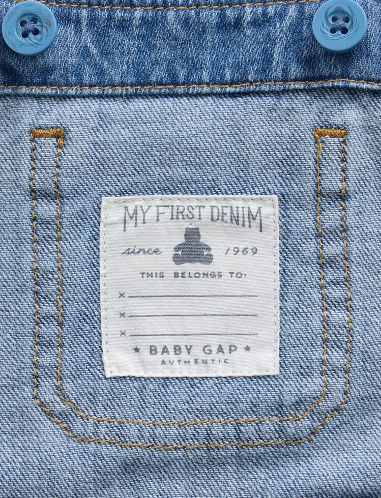 Baby Denim Shortalls gap baby denim shortalls