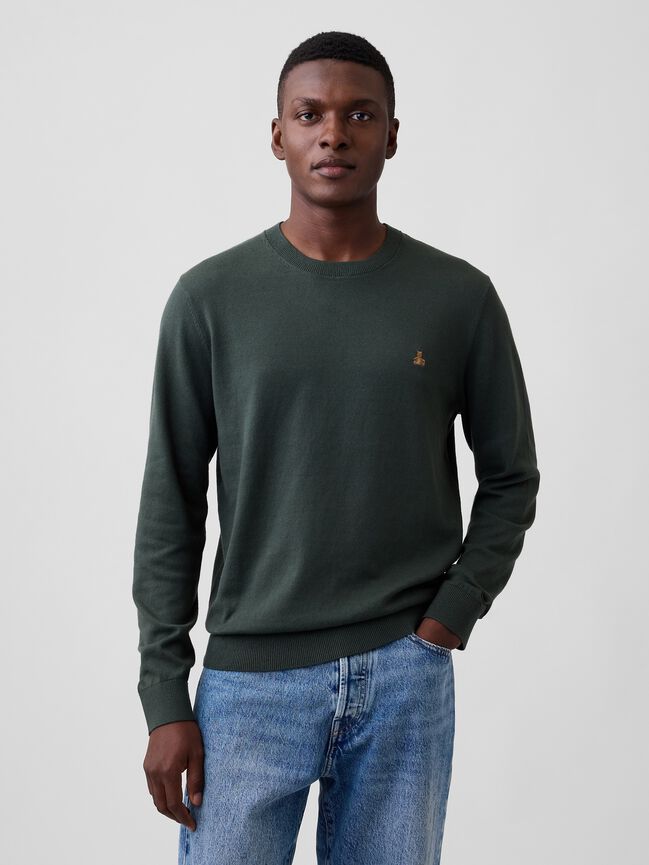 Cotton Crewneck Sweater gap cotton crewneck sweater