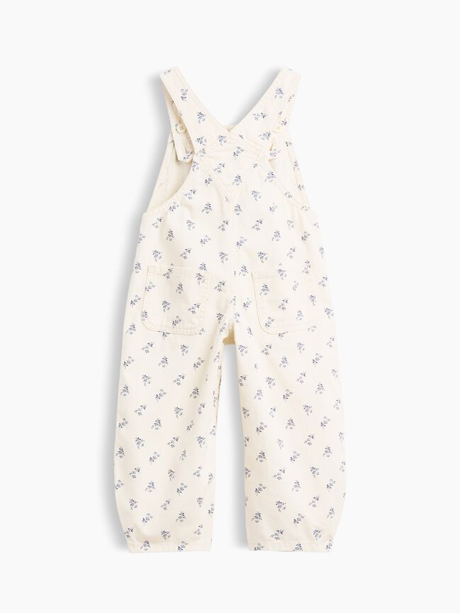 Toddler Floral Denim Horseshoe Overalls gap toddler floral denim horseshoe overalls