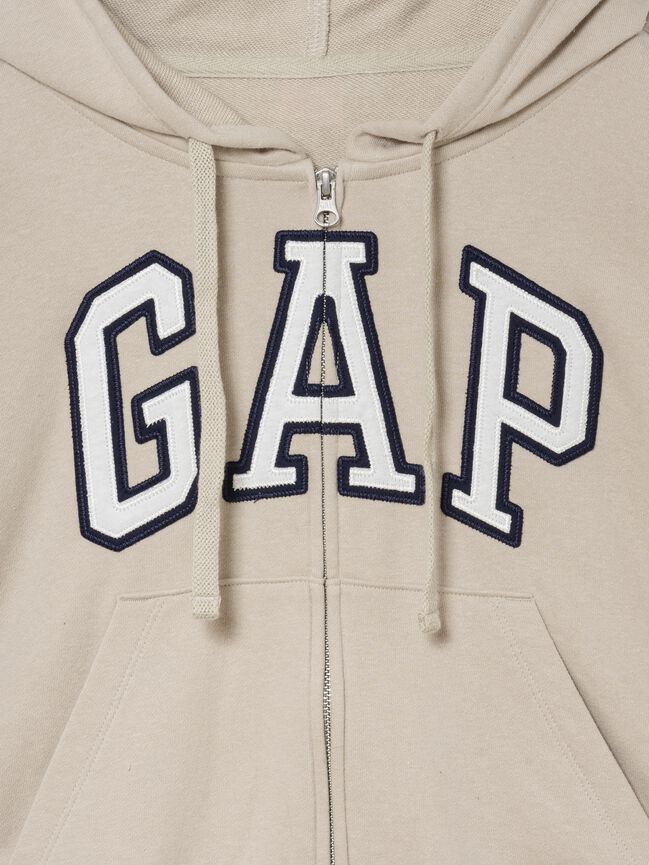 Oversized Gap Logo French Terry Zip Hoodie oversized gap logo french terry zip hoodie
