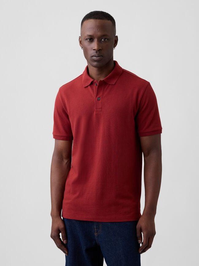 Stretch Pique Polo Shirt gap stretch pique polo shirt