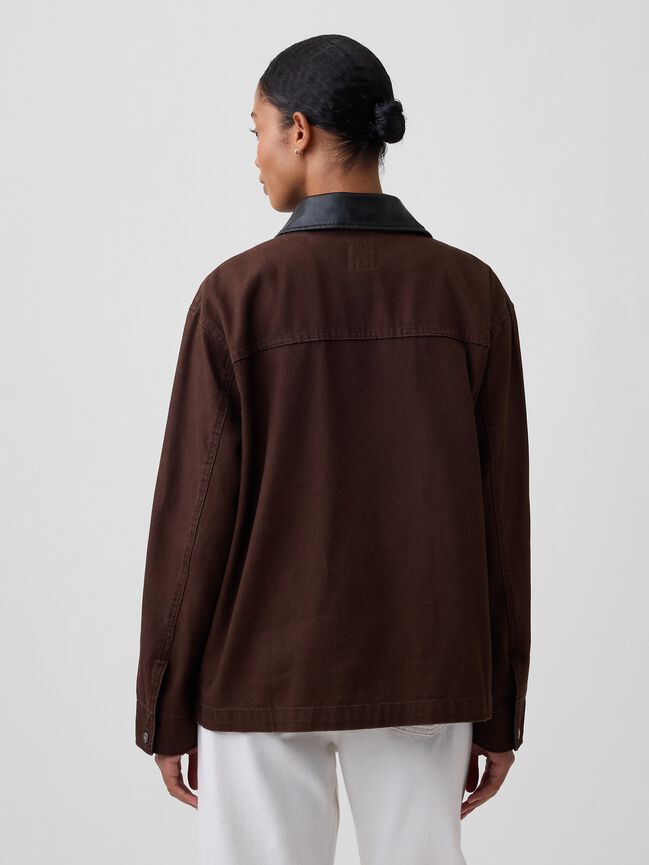 Relaxed Canvas Barn Jacket gap relaxed canvas barn jacket