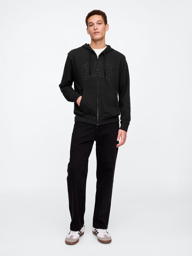 Gap Logo Zip Hoodie gap logo zip hoodie