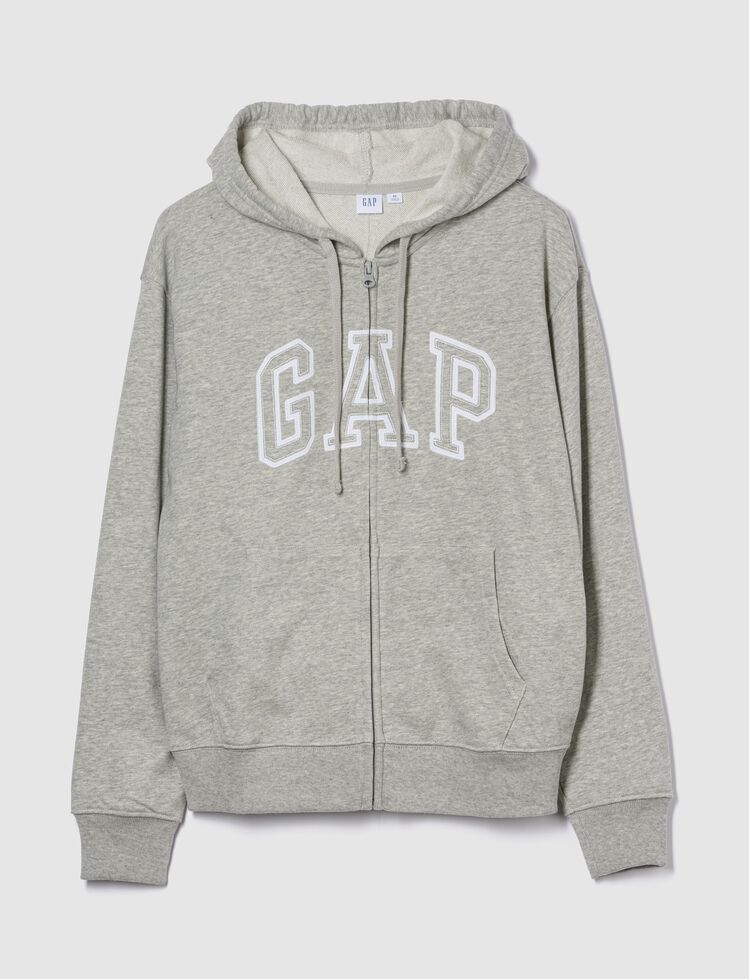 Relaxed Gap Logo Zip Hoodie relaxed gap logo zip hoodie