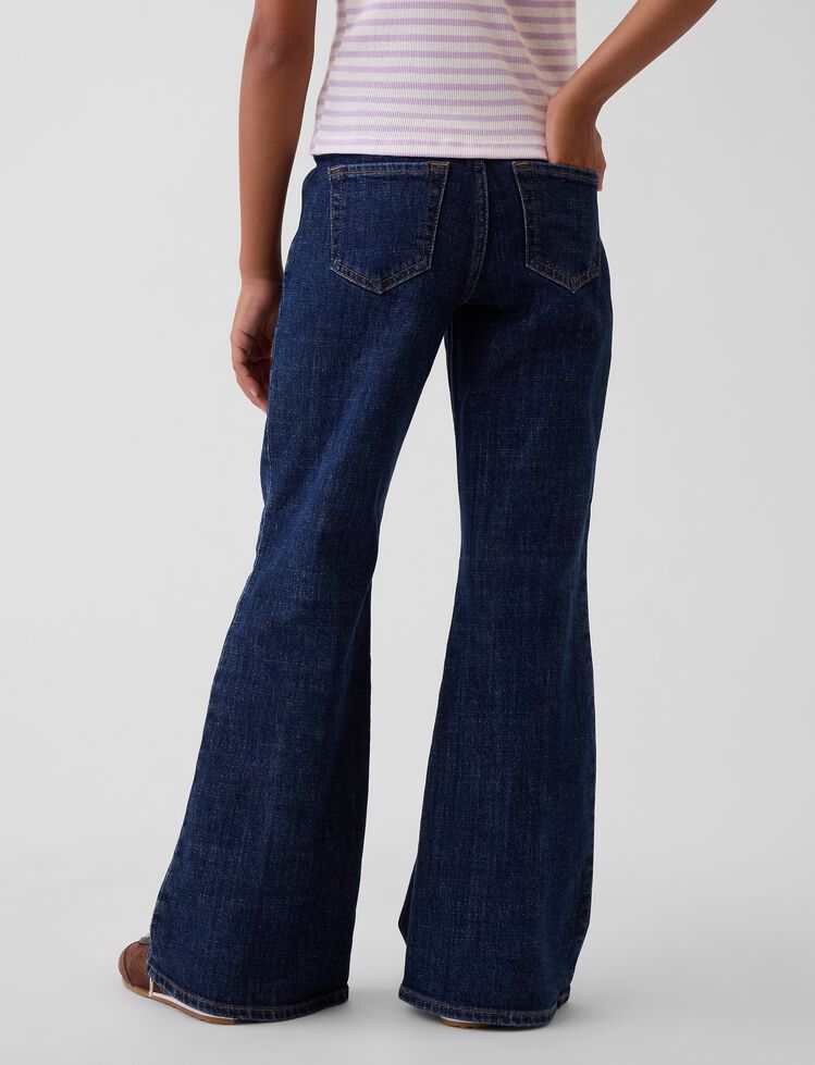 Kids Low Rise Relaxed Flare Jeans gap kids low rise relaxed flare jeans