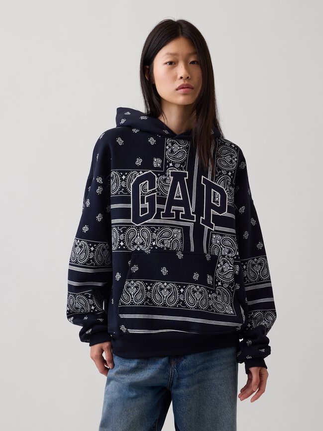 Adult VintageSoft Bandana Oversized Logo Hoodie gap adult vintagesoft bandana oversized logo hoodie