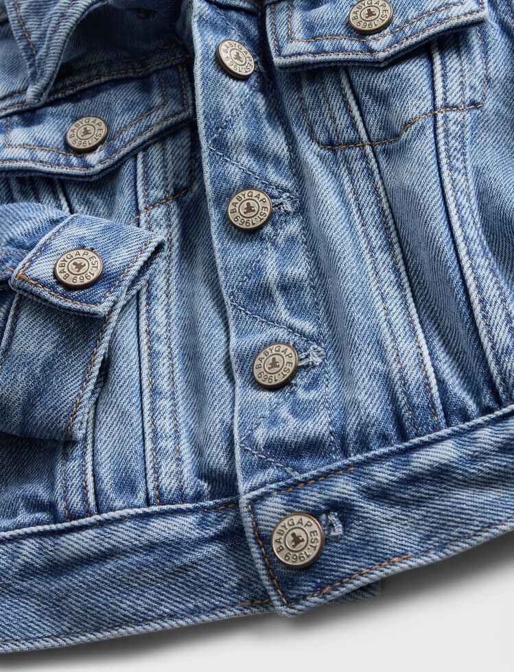 Baby UltraSoft Icon Denim Jacket gap baby ultrasoft icon denim jacket
