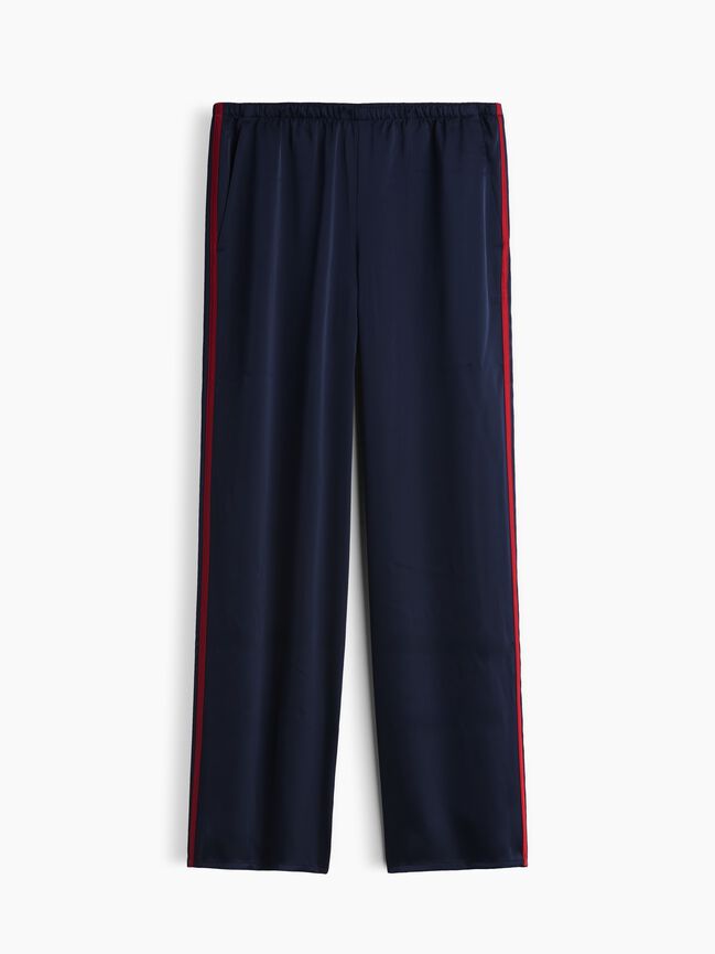Satin Straight-Leg Pants gap satin straight leg pants