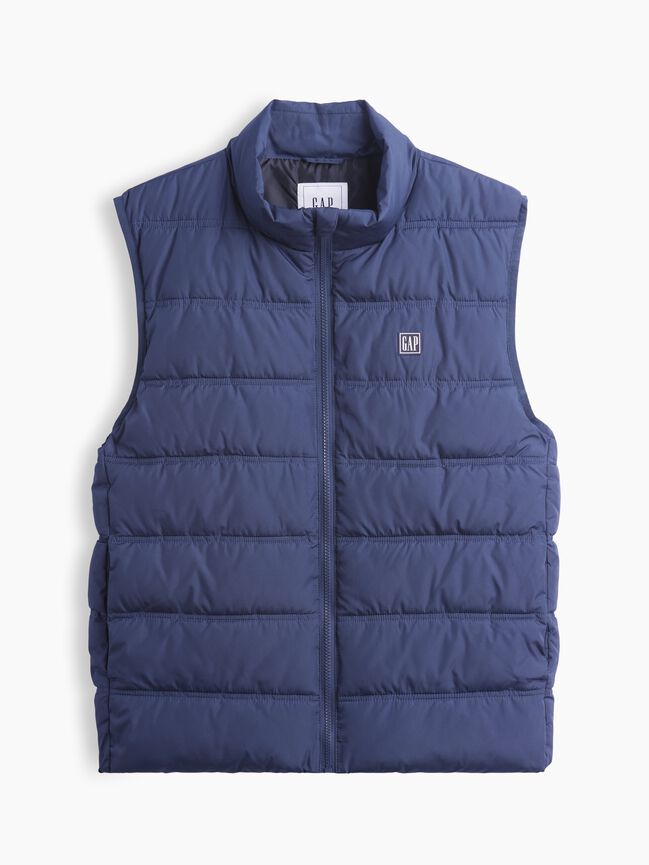 Relaxed Puffer Vest gap relaxed puffer vest