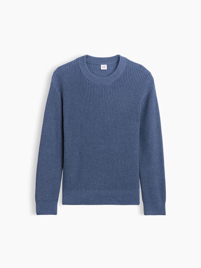 100% Cotton Relaxed Shaker Sweater gap 100 cotton relaxed shaker sweater
