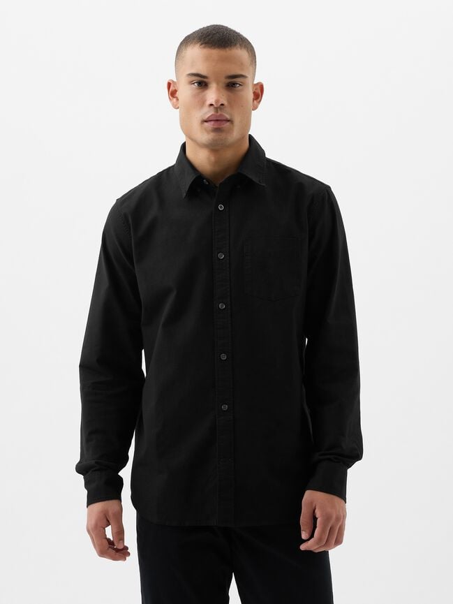 Oxford Shirt in Standard Fit gap oxford shirt in standard fit