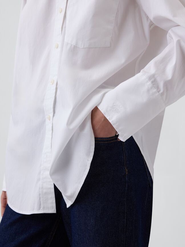Poplin Big Shirt gap poplin big shirt