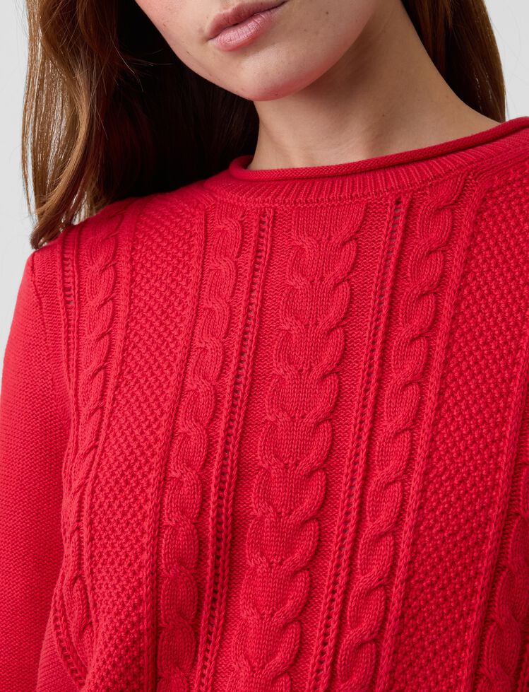 Rollneck Cable-Knit Sweater gap rollneck cable knit sweater