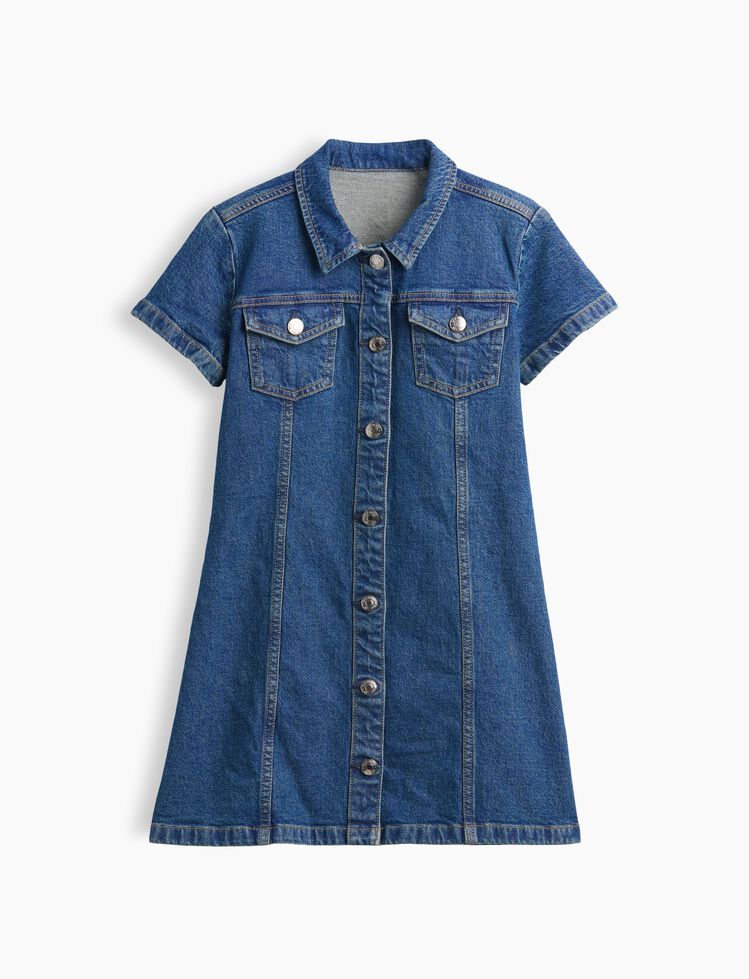 Kids Denim Shirtdress gap kids denim shirtdress