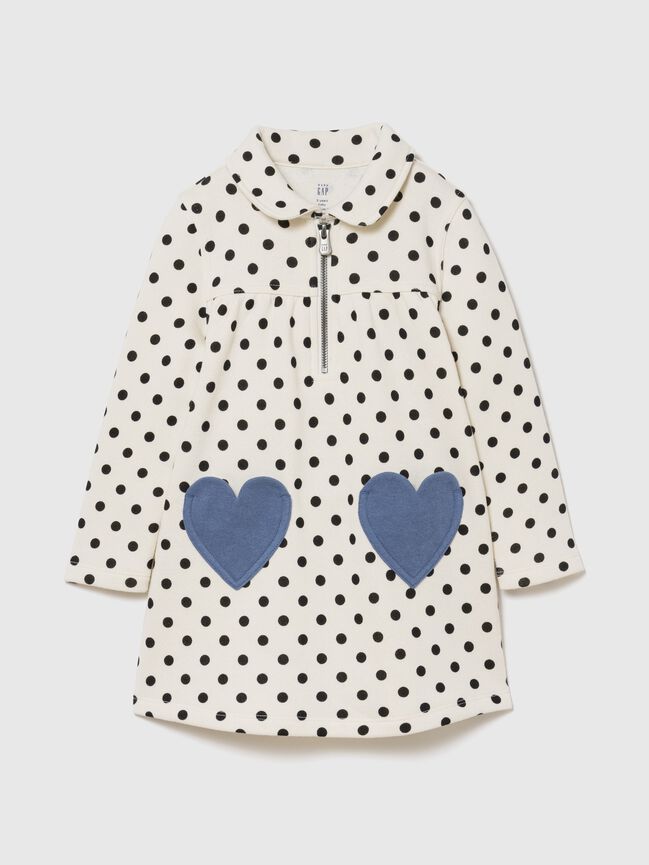 Baby & Toddler Heart-Pocket Sweatshirt Dress gap baby toddler heart pocket sweatshirt dress