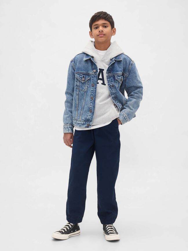 Kids Uniform Relaxed Joggers gap kids uniform relaxed joggers