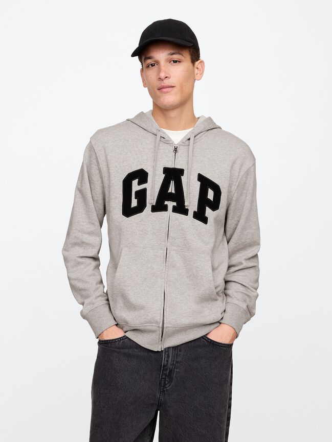 Gap Logo Zip Hoodie gap logo zip hoodie