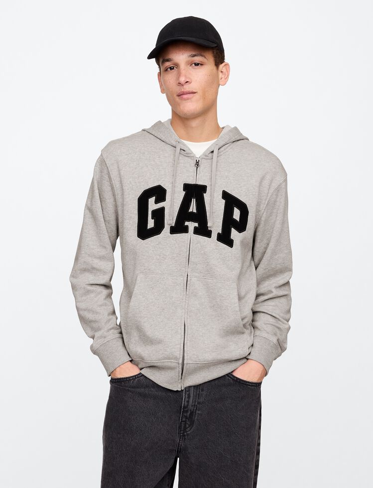 Gap Logo Zip Hoodie gap logo zip hoodie