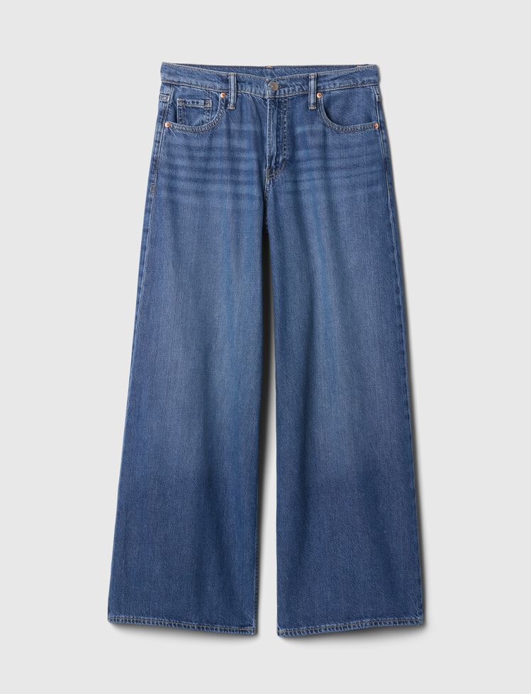 Mid Rise UltraSoft Baggy Jeans gap mid rise ultrasoft baggy jeans